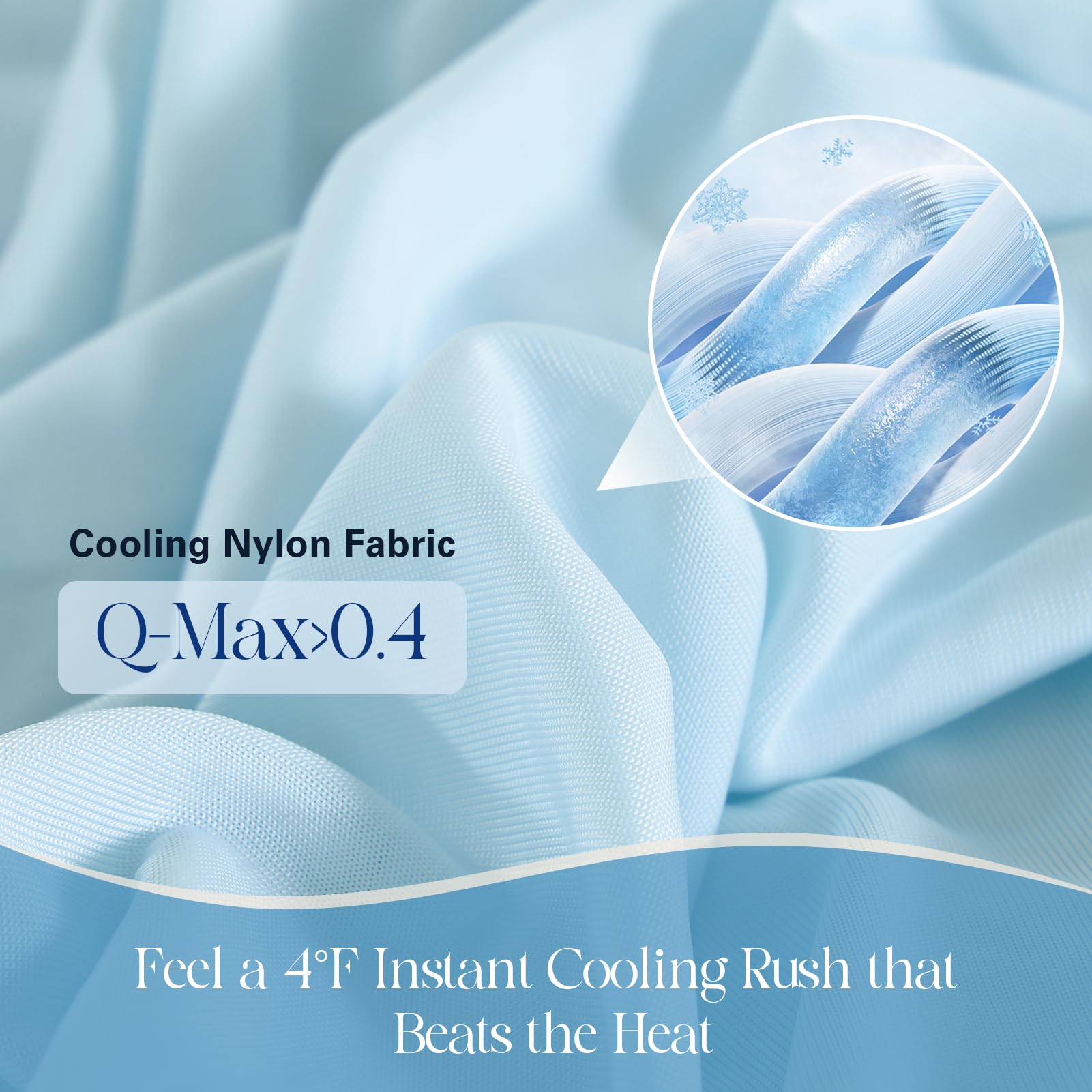 DOWNCOOL cooling sheet set king pillowcases soft and silky against skin