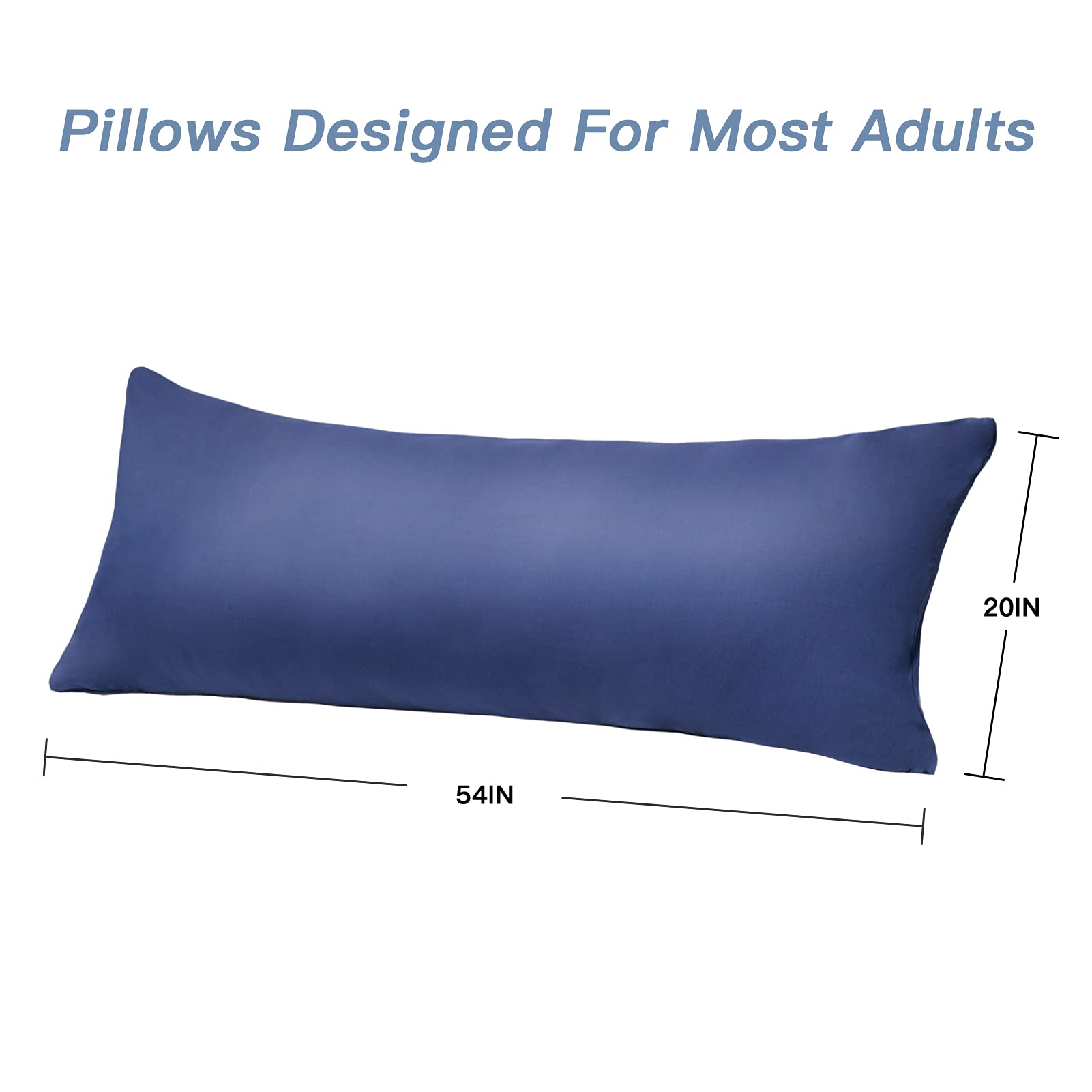 DOWNCOOL envelope closure design shown for effortless pillow fitting.