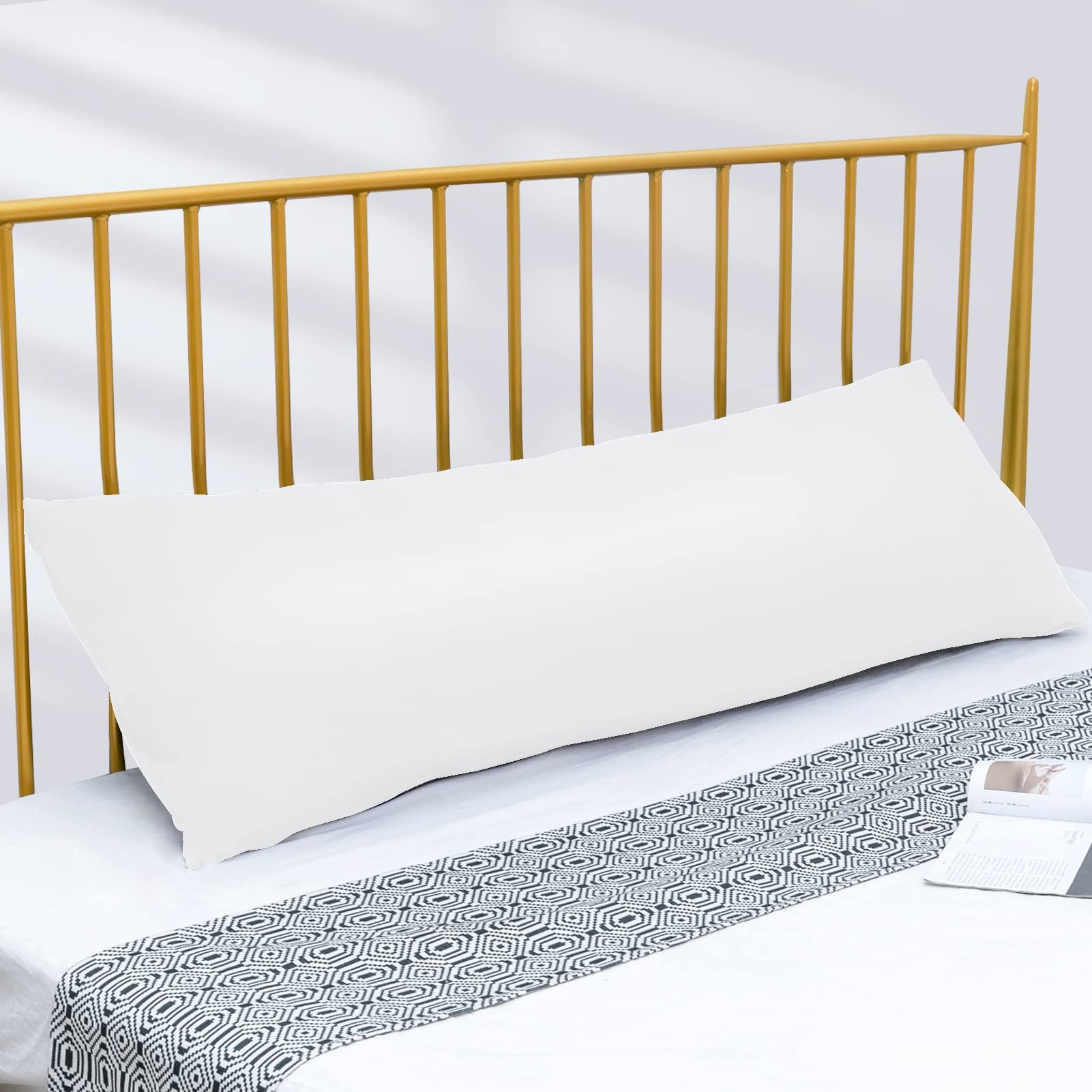Downcool envelope-closure pillowcase provides easy on/off and skin-friendly comfort.
