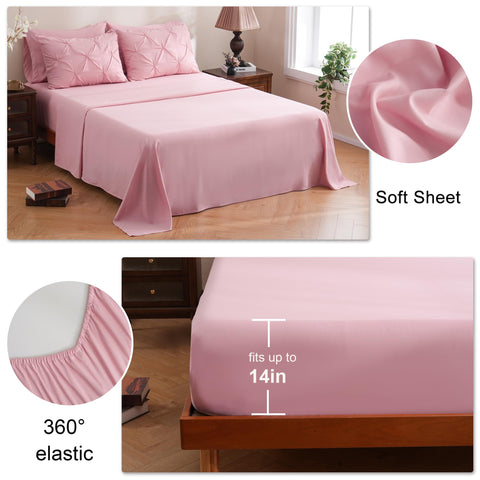 DOWNCOOL flat sheet 81x96 adds generous coverage for cozy layering