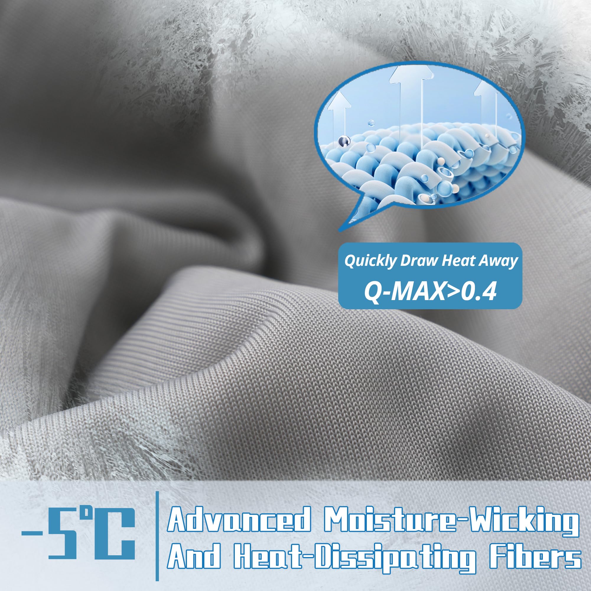 DOWNCOOL OEKO-TEX soft fabric blanket provides skin-friendly cooling and softness.