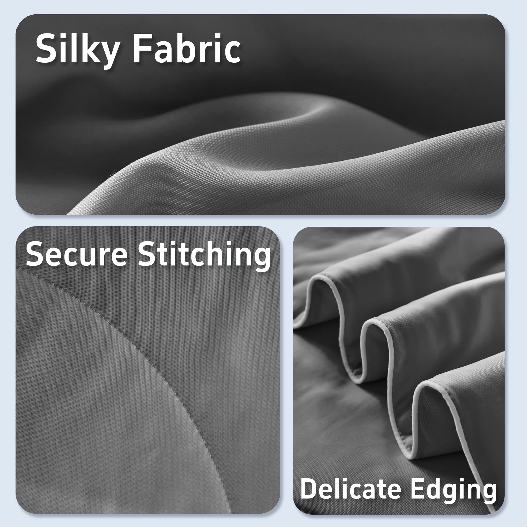 Downcool pillowcases with fold-hem detail for neat, secure pillow appearance
