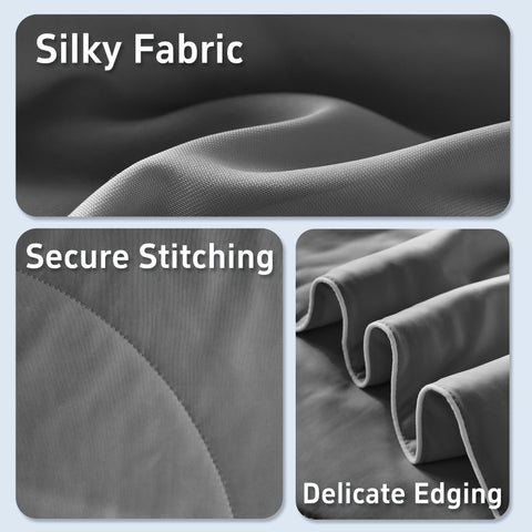 Downcool pillowcases with fold-hem detail for neat, secure pillow appearance