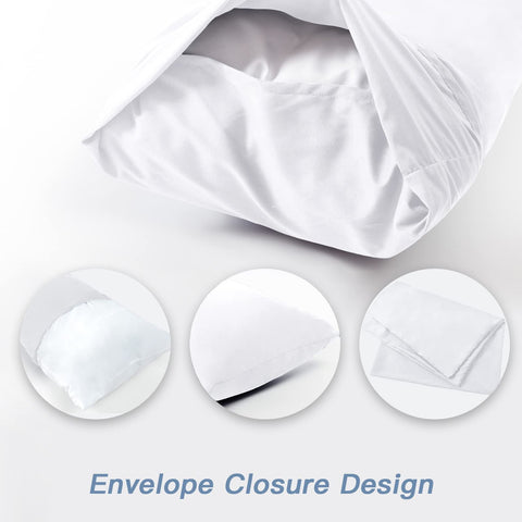 Downcool removable cover for pillow simplifies cleaning and care.