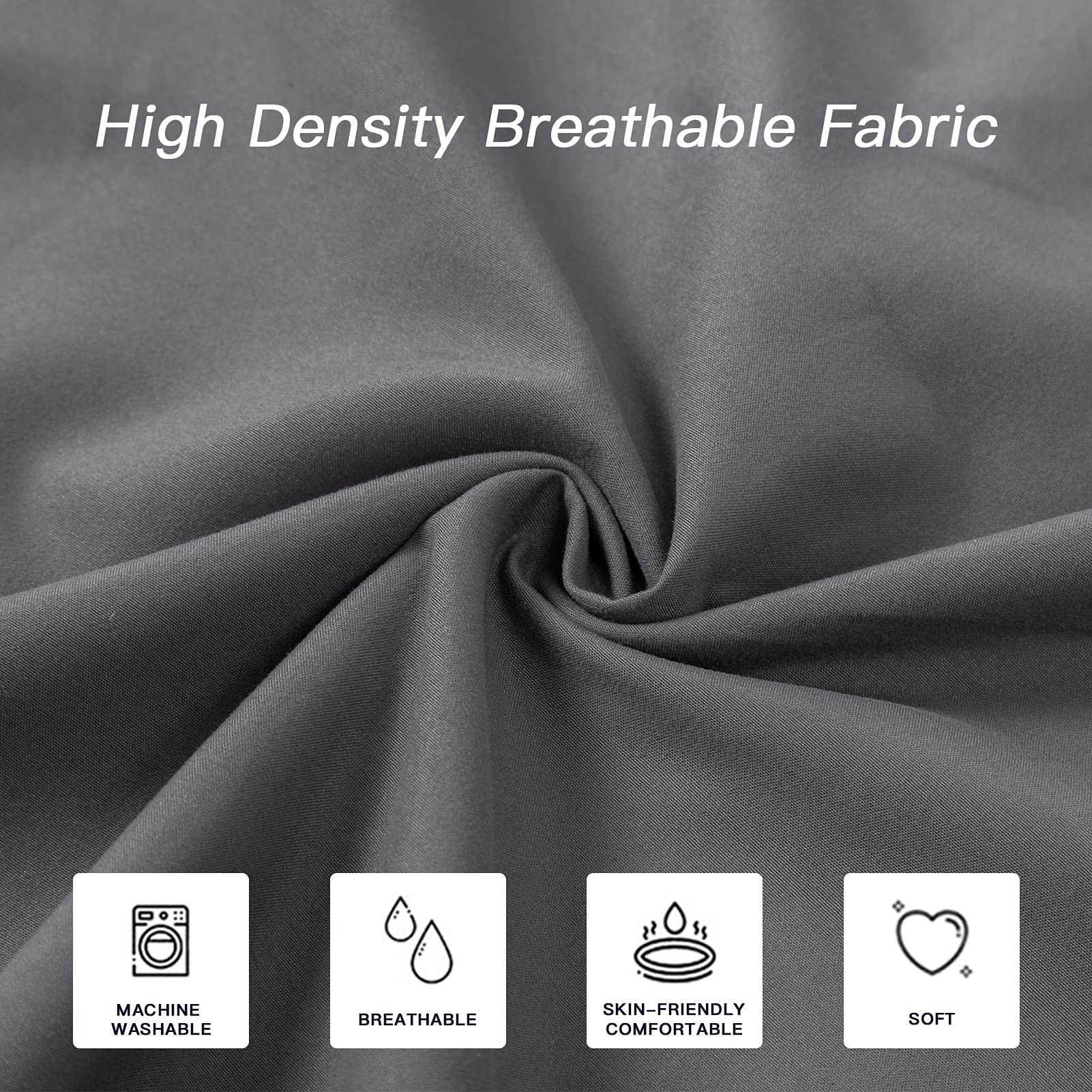 Downcool removable pillowcase, wash-friendly design.