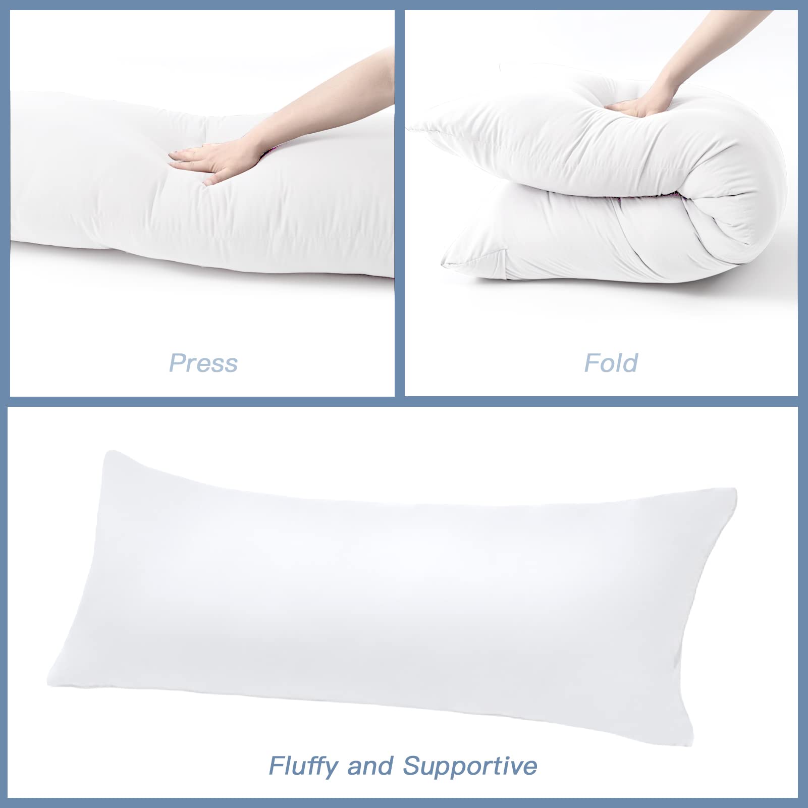 Downcool soft medium-density pillow provides everyday comfort.