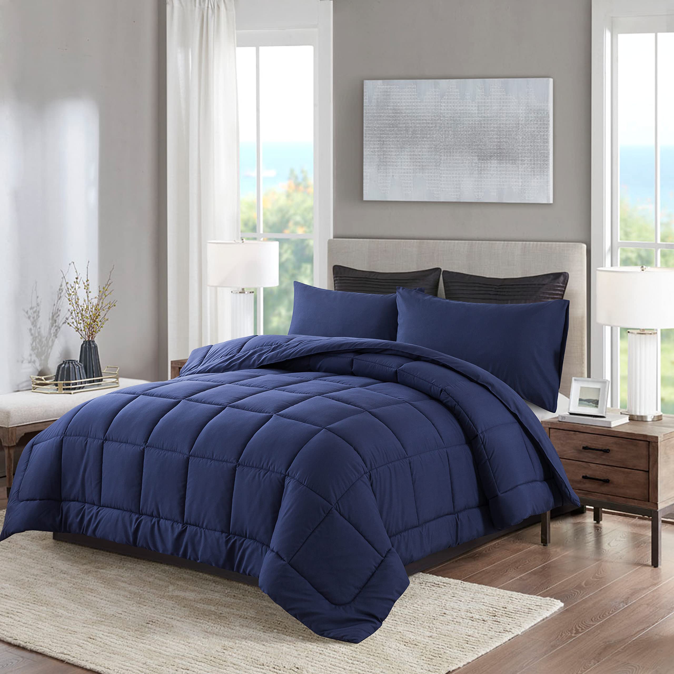 DOWNCOOL pillowcase 20x26 with comforter demonstrating coordinated bedding