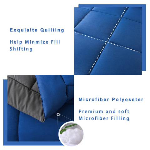 Quilted border design on DOWNCOOL comforter adds contemporary flair.