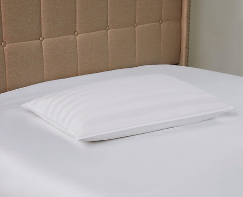 Luxurious cotton damask cover texture that's soft and durable
