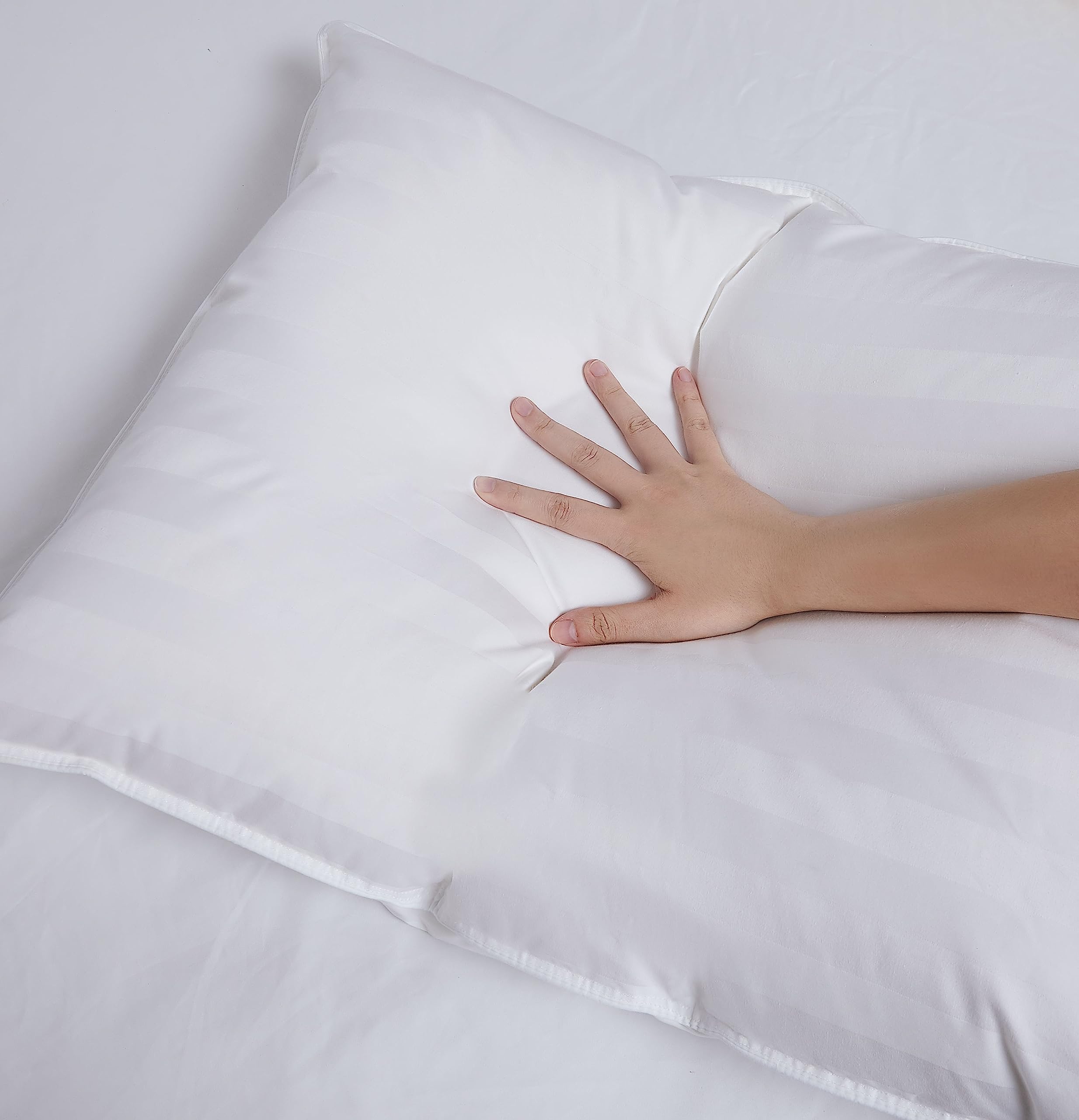 Machine washable and dryable pillow care for easy maintenance