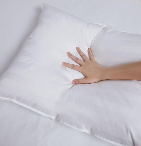 Machine washable and dryable pillow care for easy maintenance