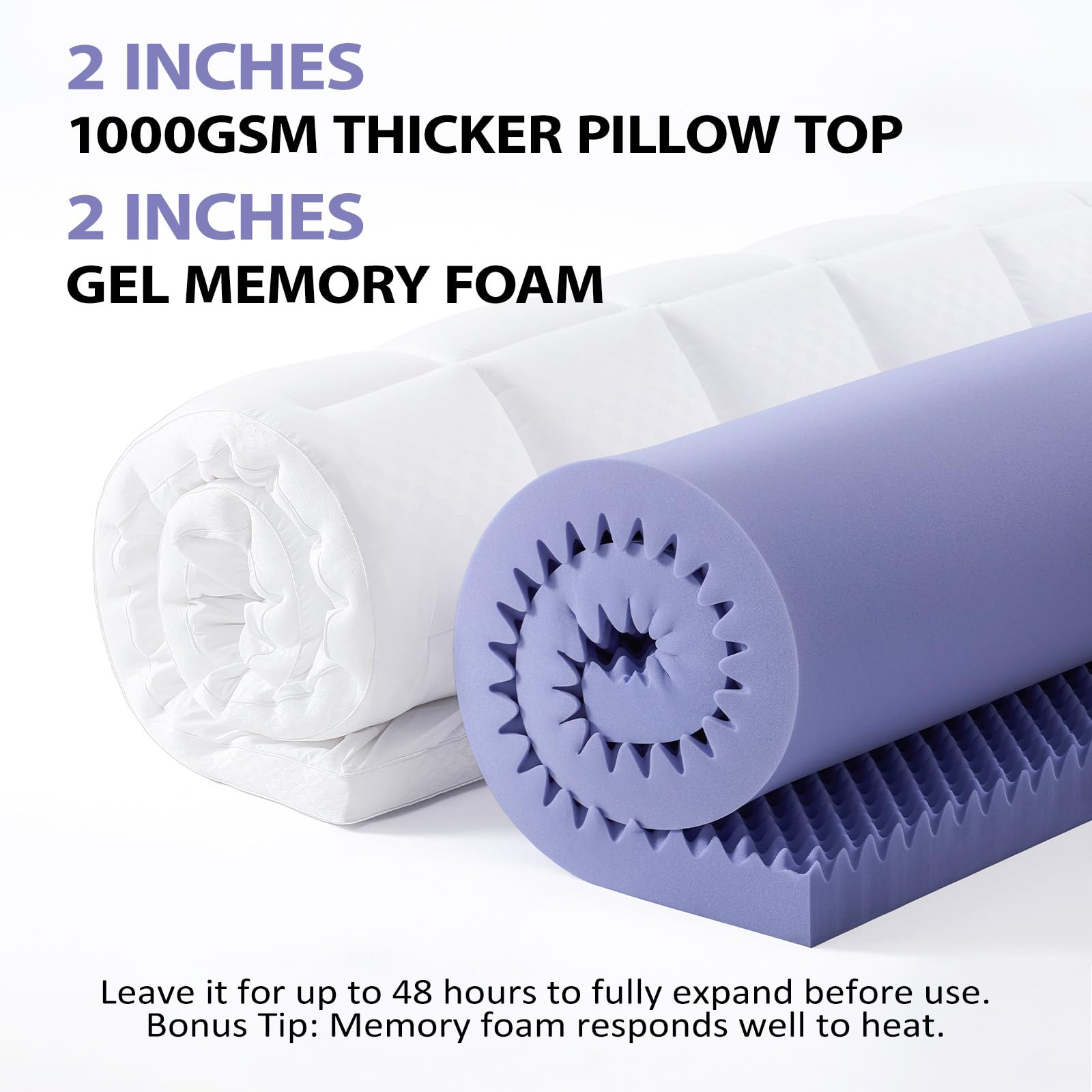 Downluxe certified-safe bedding ensure peace of mind with OEKO-TEX and CertiPUR-US.