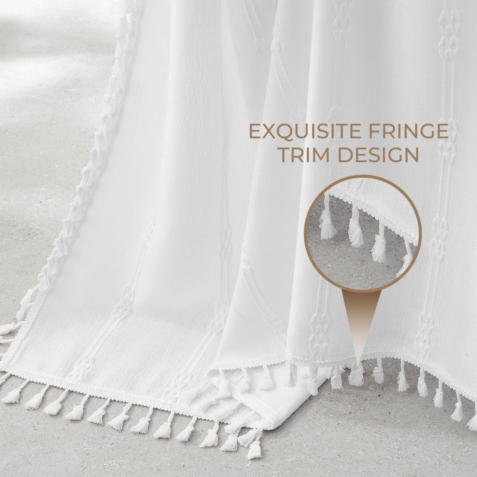 Downluxe PEVA waterproof liner protects floors from splashes.