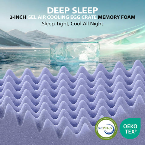 Downluxe deep-pocket design fits most mattresses securely.