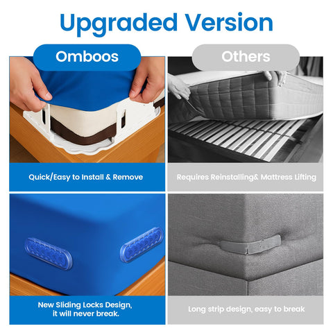 Downoop Bed Lock Holder universal fit accommodates twin to king sizes
