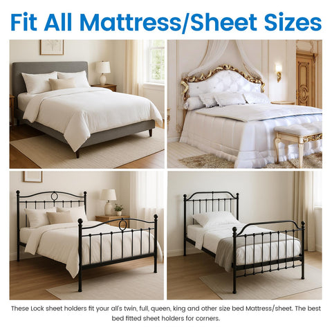Downoop Bed Lock Holder universal mattress fit suitable for many bedroom setups