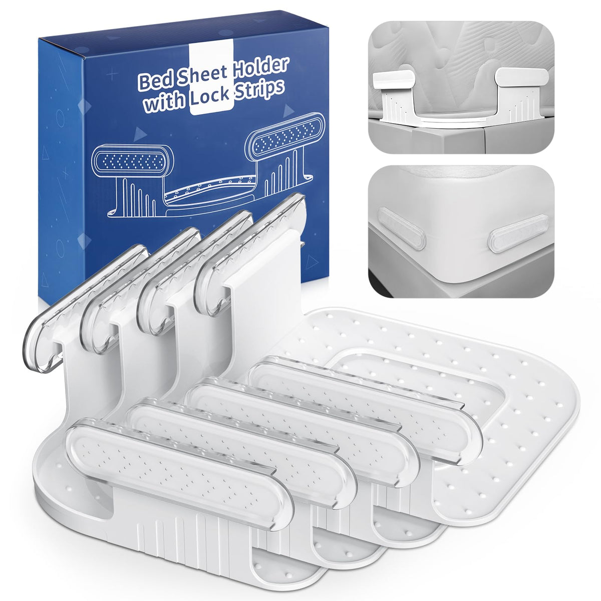 Downoop bed lock sheet holders for corners keep sheets secure and bed tidier
