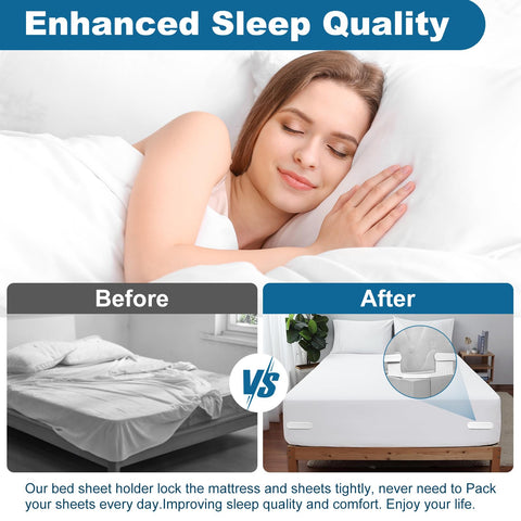 Downoop Bed Lock keeps sheets tight, reducing night-time adjustments.