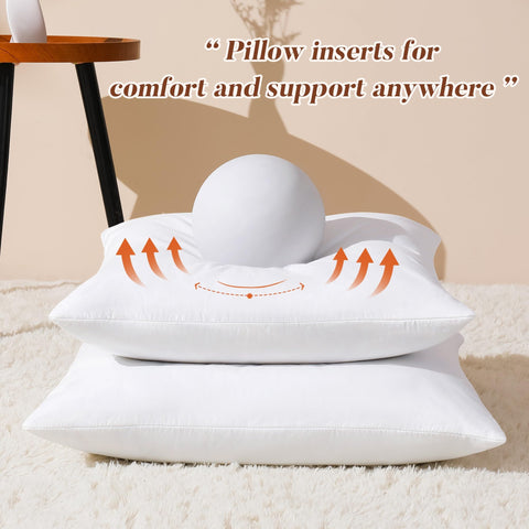 Downstoria decorative inserts enhance seasonal styling with comfortable cushioning