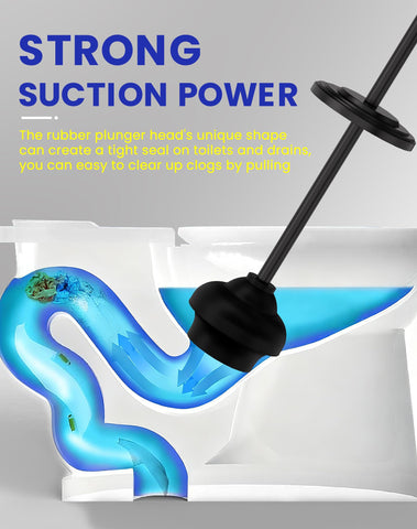 Dowry built in filtering cup reduces mess and odor in the bathroom.