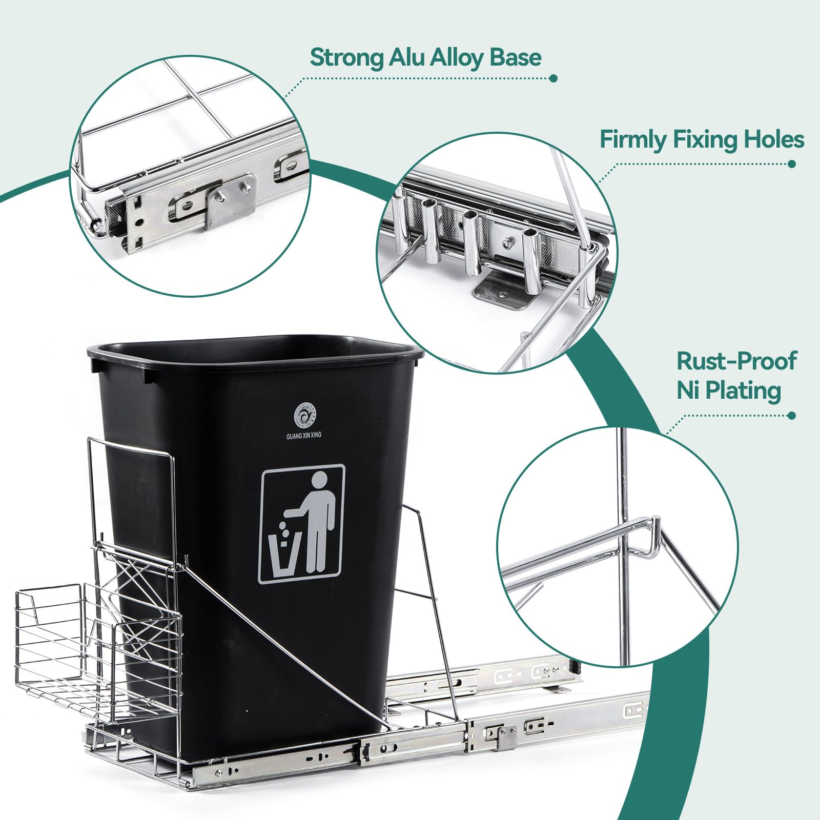 DOYOQI heavy-duty steel construction ensures durable daily use.