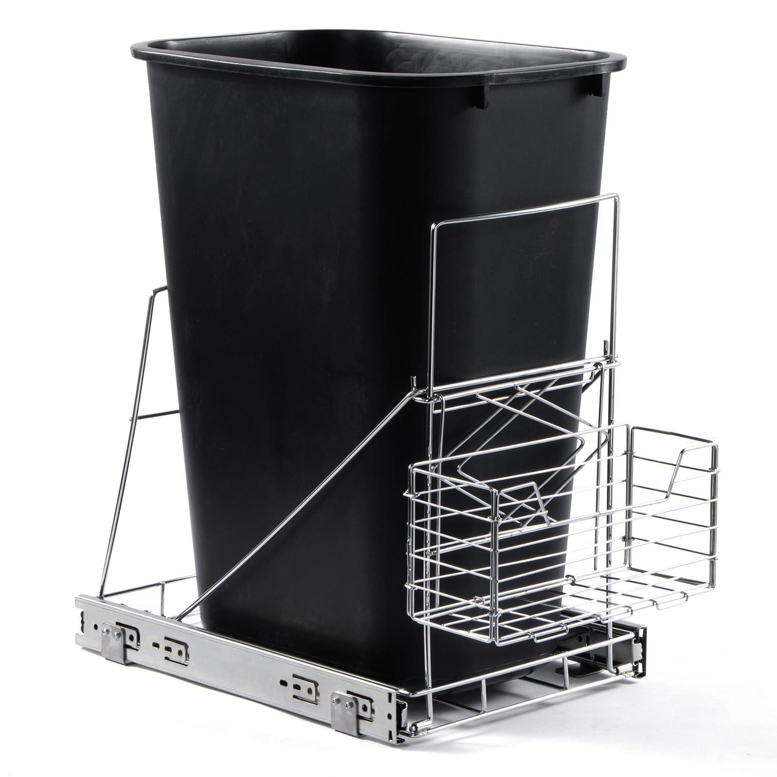 DOYOQI pull-out under-cabinet kit with smooth glide for easy disposal.