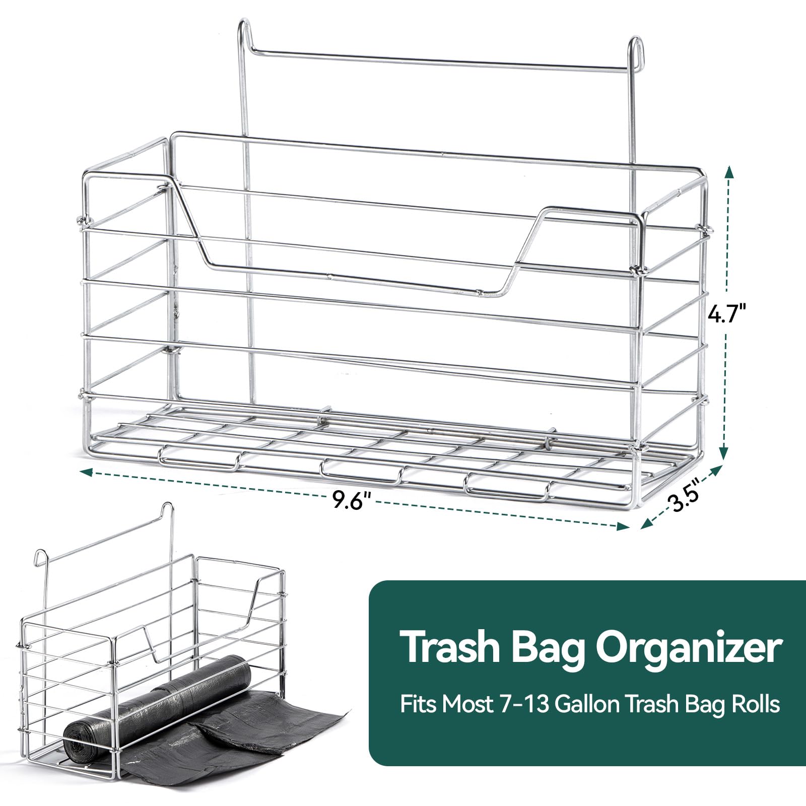 DOYOQI slide-out shelf maximizes space while concealing waste.