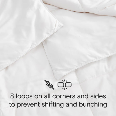 DOZ All Season Comforter lightweight breathable design ideal for hot sleepers.