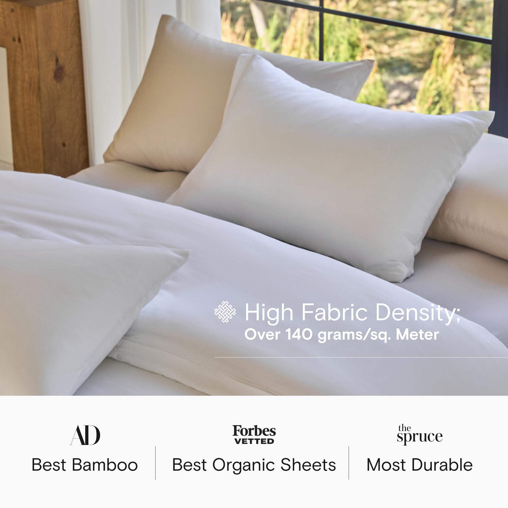DOZ by SIJO bamboo-viscose fabric is breathable and cooling for hot sleepers.