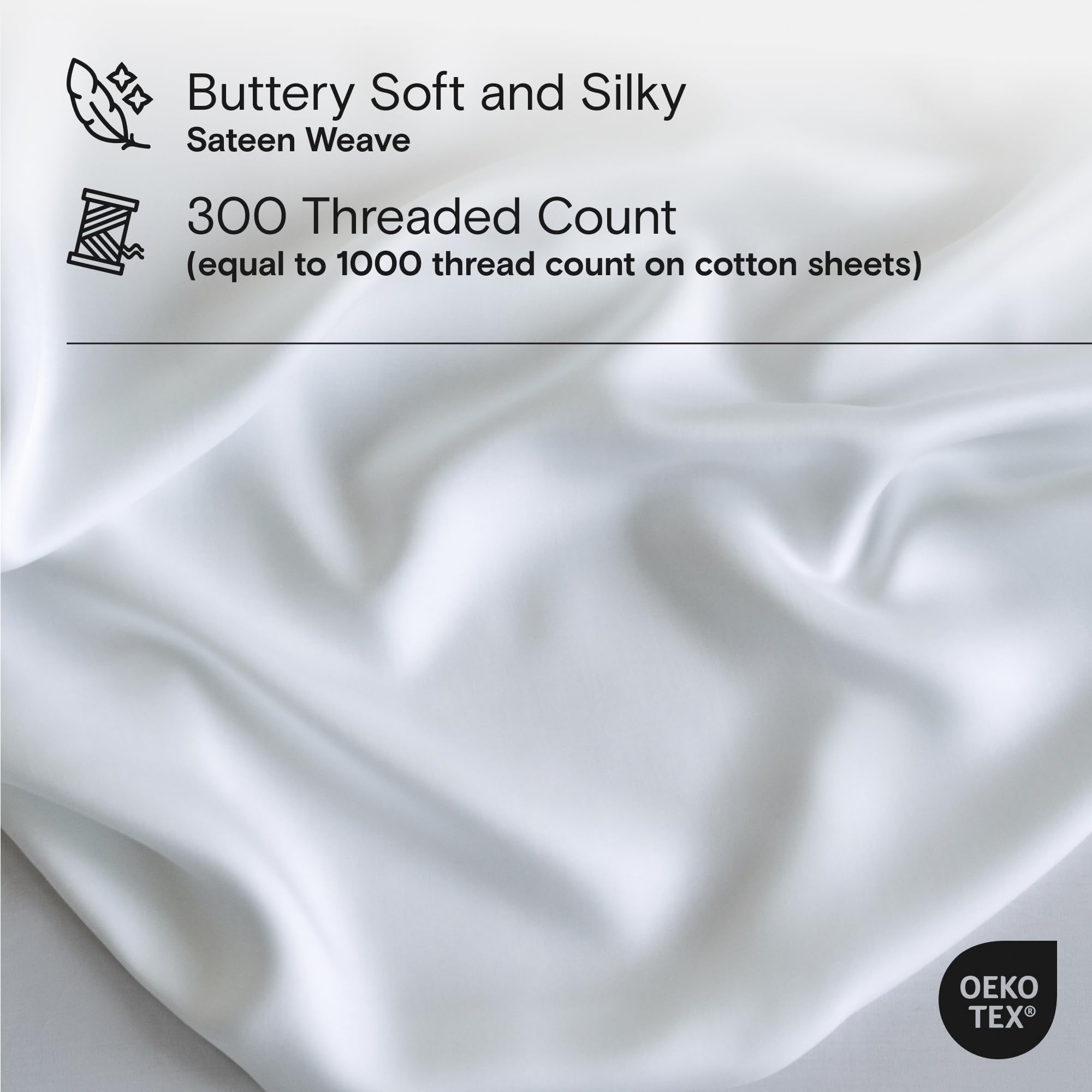DOZ by SIJO duvet cover with eight loops and hidden zipper for secure bedding.