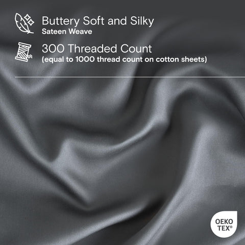 DOZ by SIJO sheet set storm-queen bed-on-bed setup for comfort.