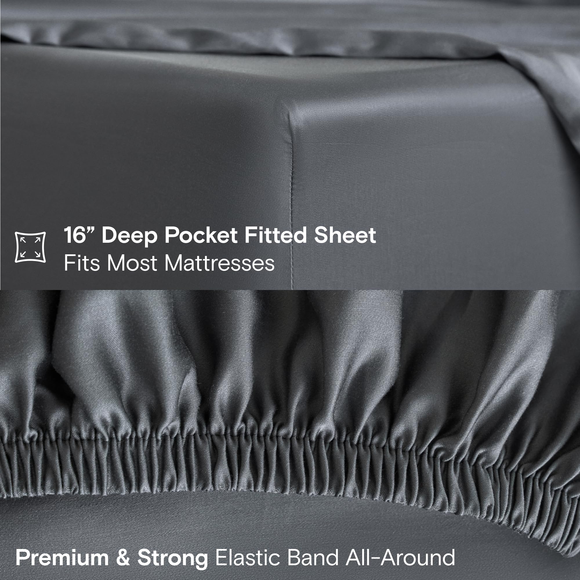 DOZ by SIJO storm-queen sheets promote breathable, moisture-wicking comfort.