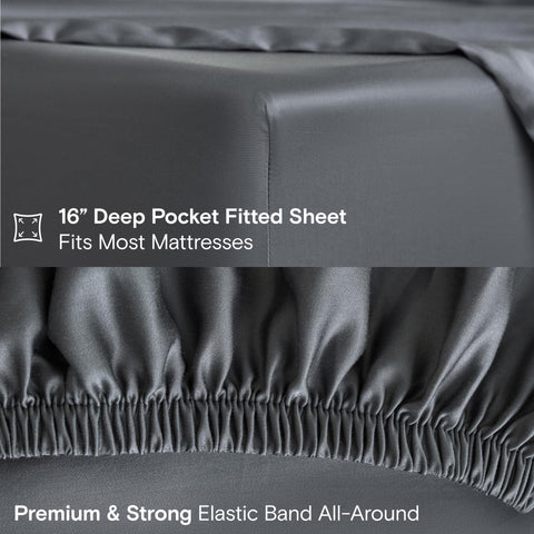 DOZ by SIJO storm-queen sheets promote breathable, moisture-wicking comfort.