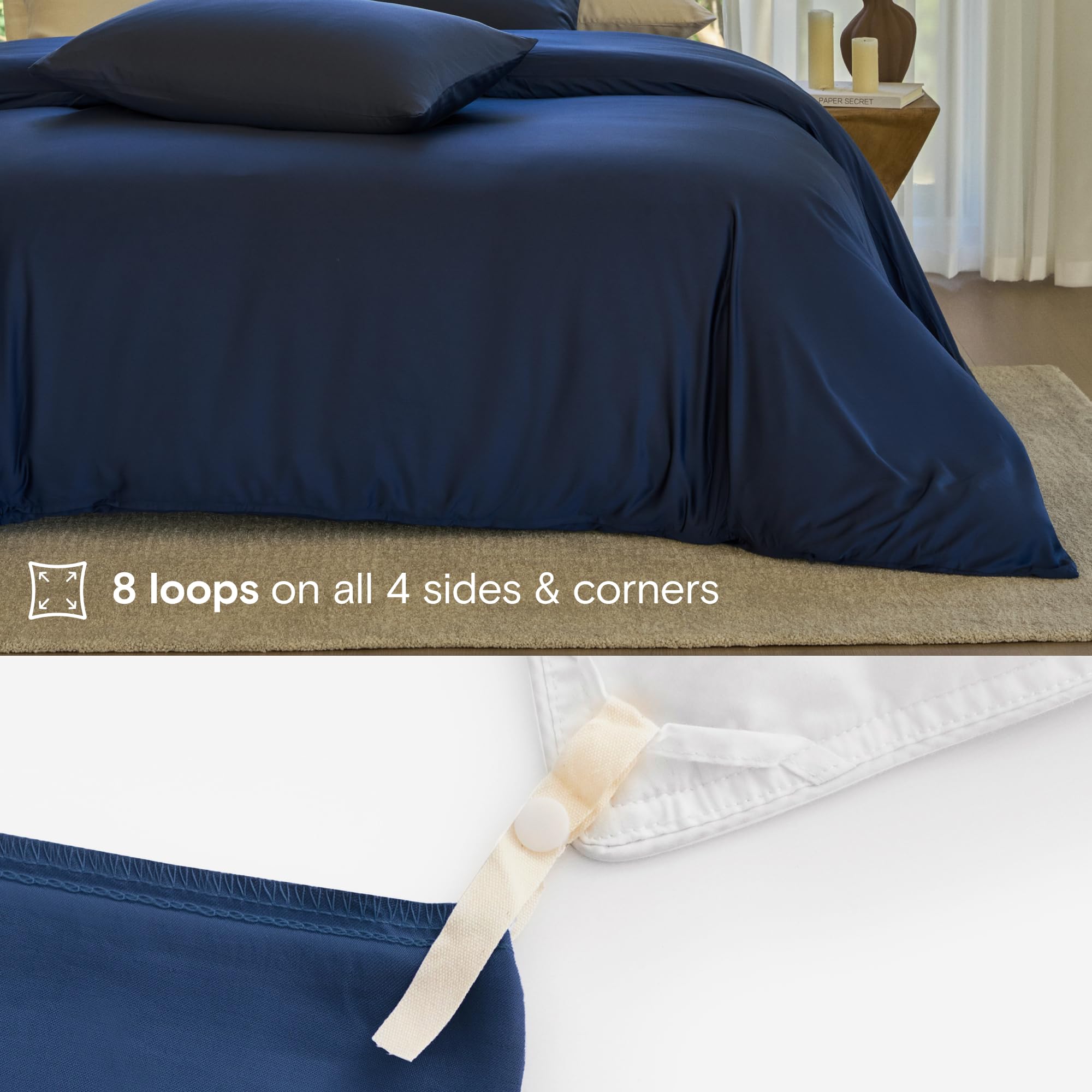 DOZ cooling breathable weave supports temperature regulation for warm sleepers.