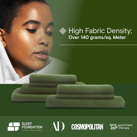 DOZ bamboo viscose Forest King pillowcases showcasing smooth touch