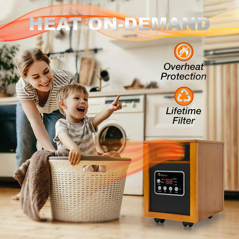 DR-968 in action delivering fast, even warmth to a living room