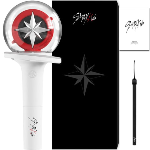 Dr Sayzer Stray Kids Light Stick Ver 2 box contents displayed for reference.