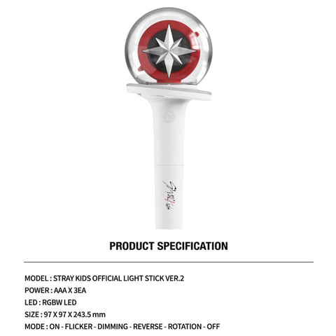 Dr Sayzer Stray Kids Light Stick Ver 2 strap for easy carrying.