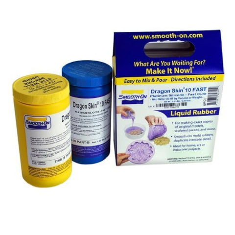Dragon Skin 10 Fast pour demonstrates smooth addition-cure silicone for FX skin effects.