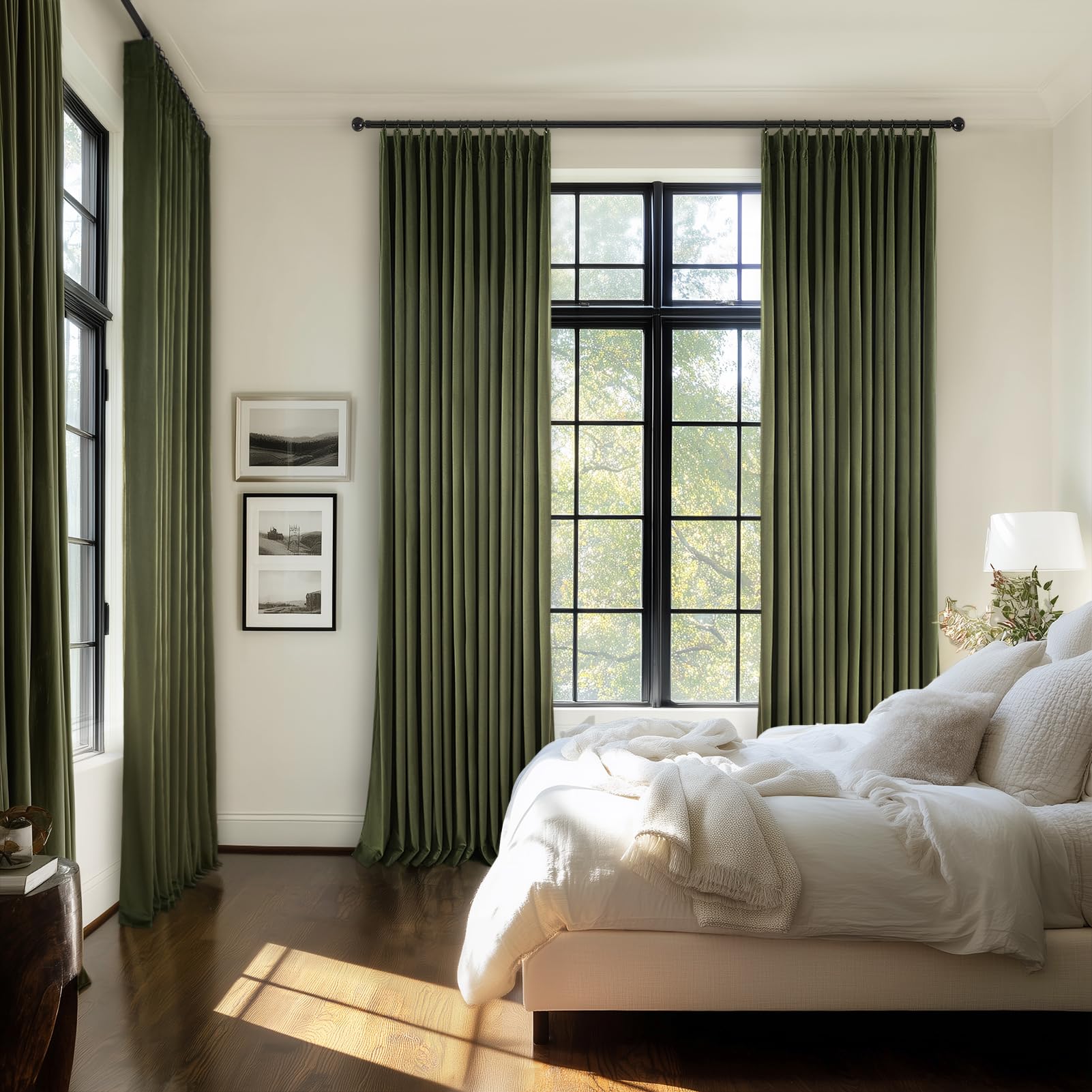 Drapenova noise reduction look with dense velvet for calmer rooms.