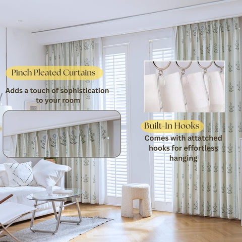 DrapePalette luxury linen curtains suit dining rooms with warm, sophisticated atmosphere.