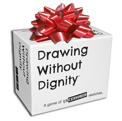 Drawing Without Dignity gift ready packaging for adults.