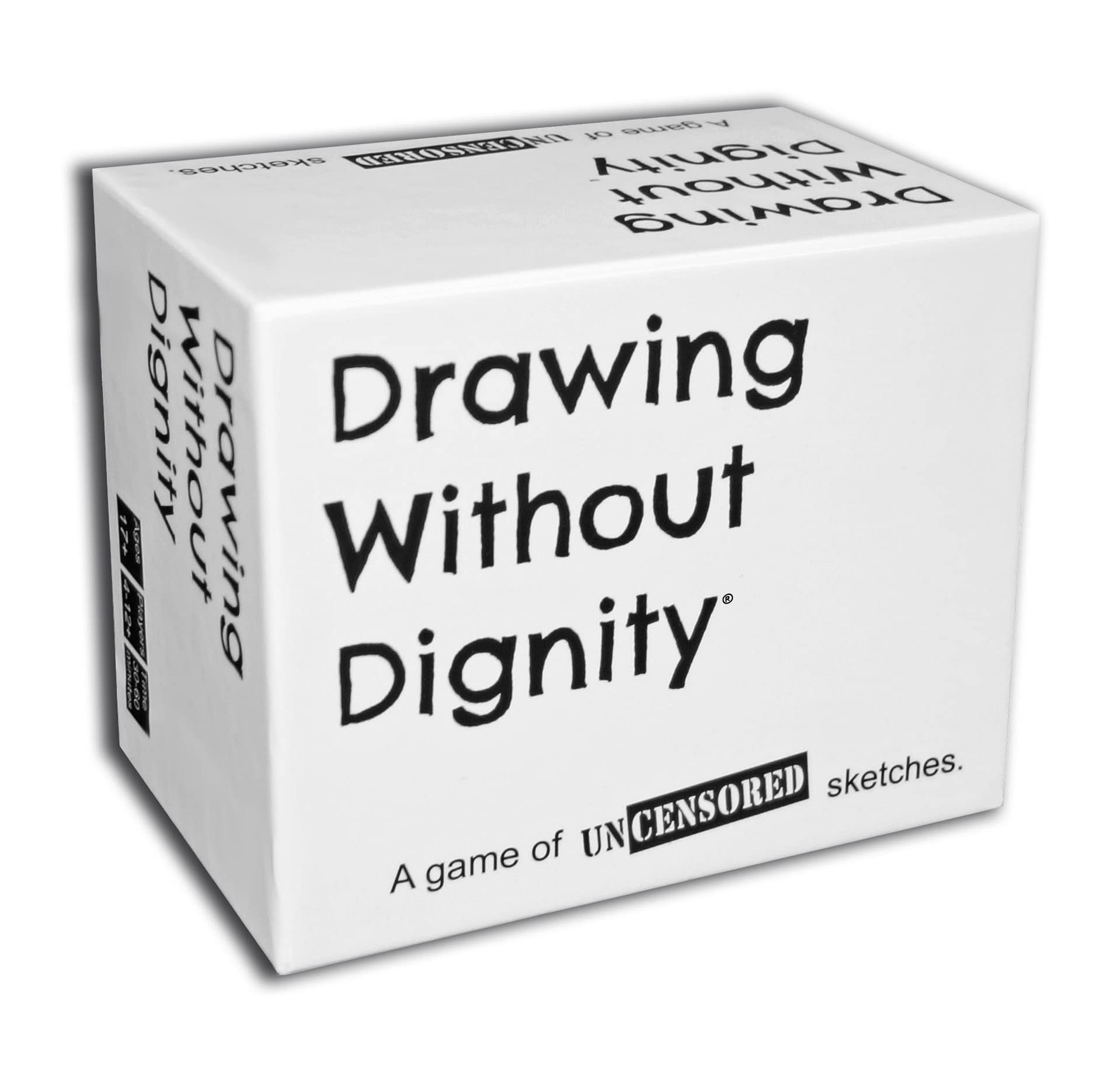 Drawing Without Dignity twisted adult-pictionary card game sparks outrageous laughter.