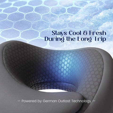 Dream Valley neck pillow with 360° ergonomic support.