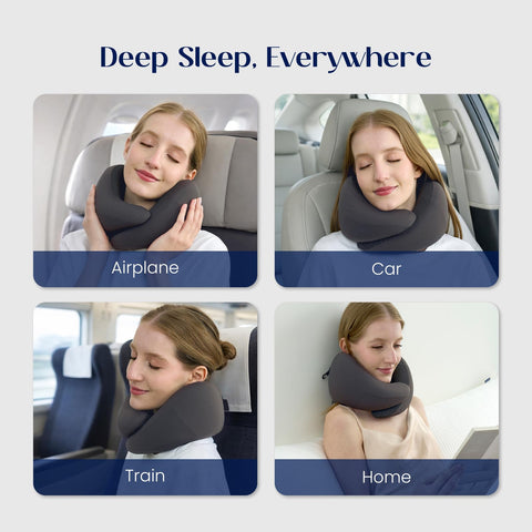 Dream Valley neck pillow removable cover for easy cleaning.