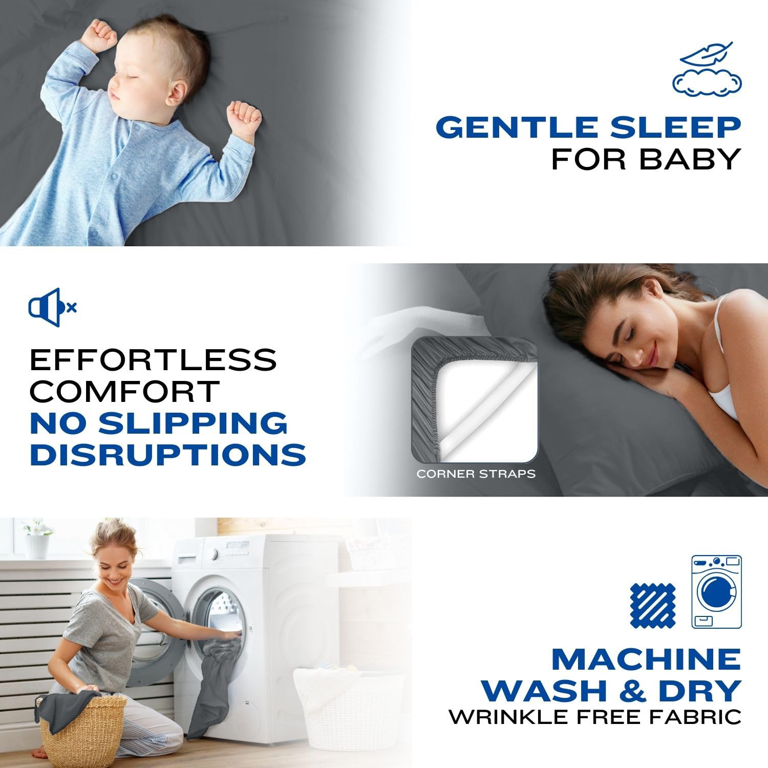 DREAMCARE 4-piece set ready for quick setup and everyday bedtime comfort.