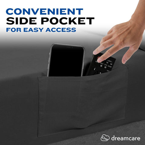 DREAMCARE pillowcases included with the sheet set for hotel-grade comfort.