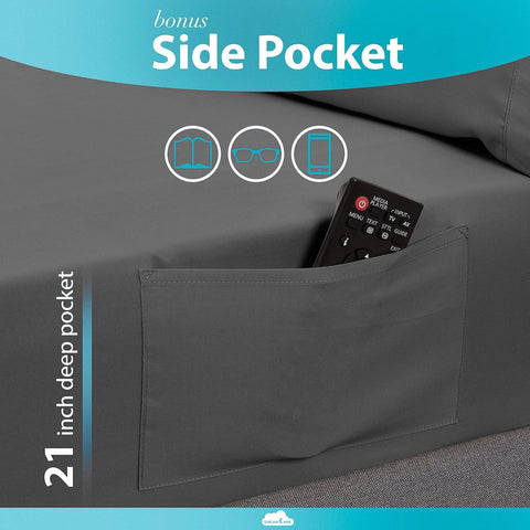 DREAMCARE extra-deep pocket up to 21 inches for a snug fit