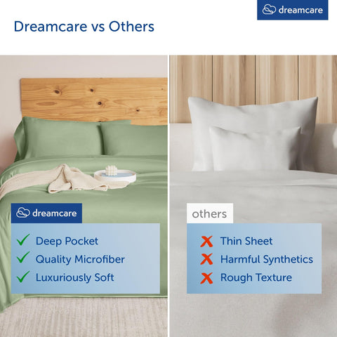 DREAMCARE hypoallergenic hotel luxury bedding for sensitive sleepers