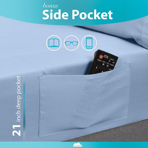 DreamCare soft brushed microfiber closeup showing silky feel and wrinkle resistance.